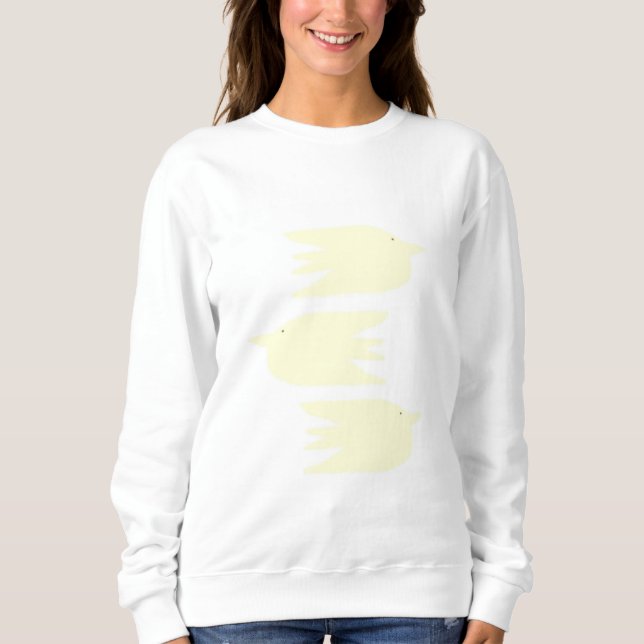vackra duvor som målar konst t shirt (Framsida)