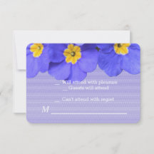 vackra, eleganta blå trädgårdsblommor rsvp bröllop