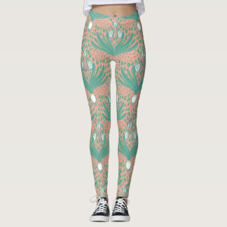 Vackra eleganter, feta snödroppar leggings