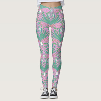 Vackra eleganter, feta snödroppar leggings