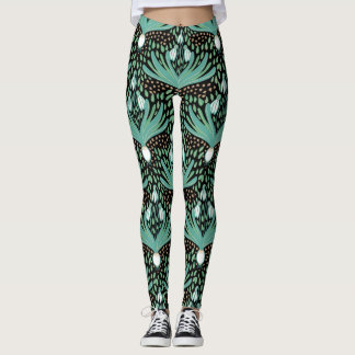 Vackra eleganter, feta snödroppar leggings