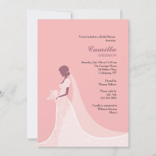 Vackra erbjudanden till Bride Shower Inbjudningar