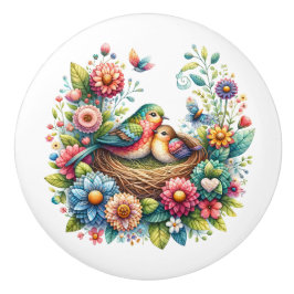 Vackra fåglar knopp