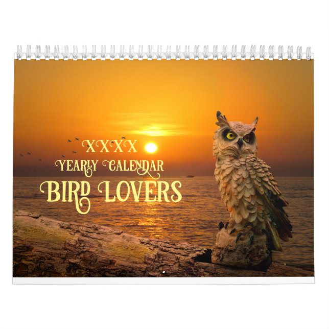 Vackra fåglar Nature Animals Avian Kalender (Omslag)