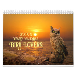 Vackra fåglar Nature Animals Avian Kalender