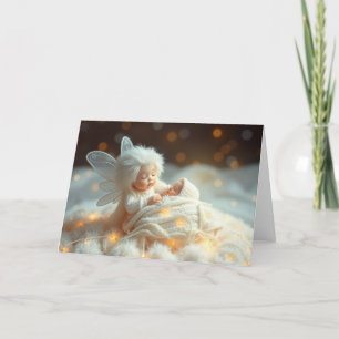 Vackra Fairy Baby-kort Tack Kort