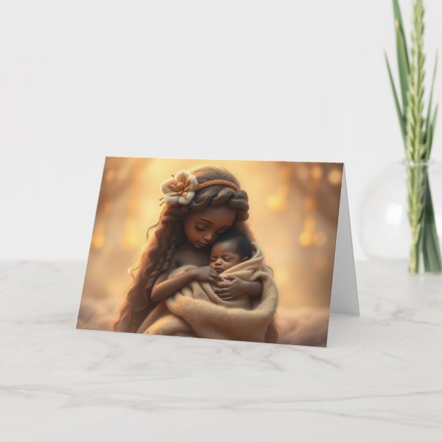 Vackra Fairy Baby-kort Tack Kort (Framsida)