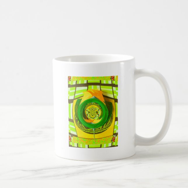 Vackra Fantastisk Giraffe kärlek safari-djur Kaffemugg (Höger)