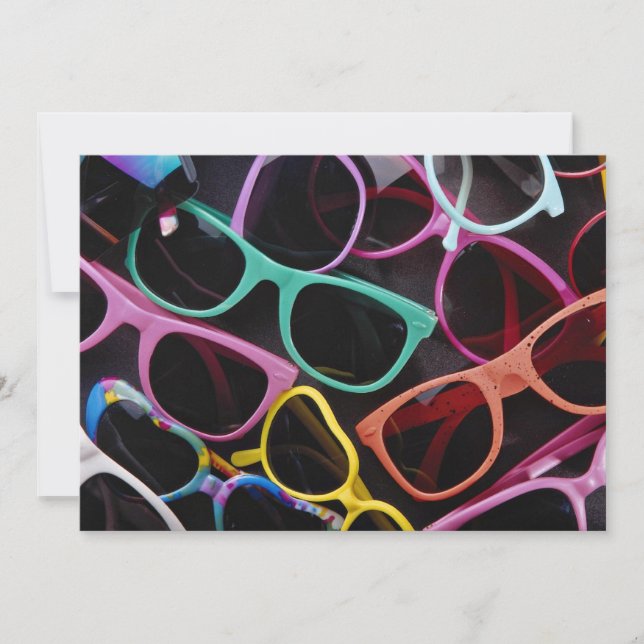 Vackra färgade solglasögon (Framsida)