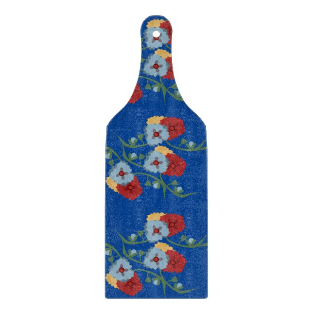 Vackra färgglada folkblommor vintage botanik (Framsidan)