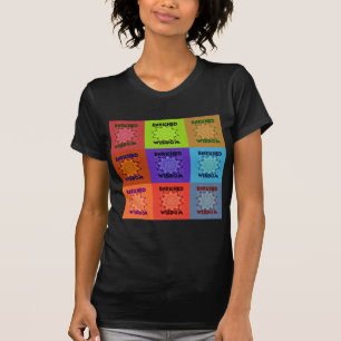 Vackra färgstarka fantastisk - berikad visdomspost tee shirt