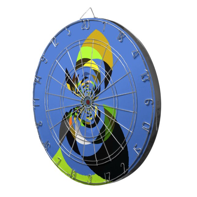 Vackra, färgstarka, honsilhuetter Illustrationer Piltavla (Högra Framsidan)