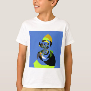 Vackra, färgstarka, honsilhuetter Illustrationer T-shirt