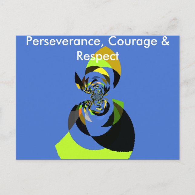 Vackra, färgstarka, honsilhuetter Illustrationer Vykort (Framsida)