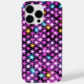 vackra, färgstarka lila, blanka stjärnor