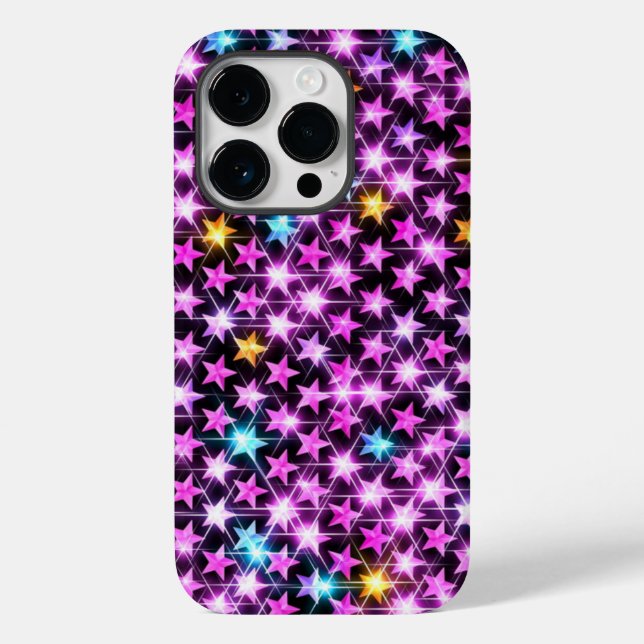 vackra, färgstarka lila, blanka stjärnor (Baksida)