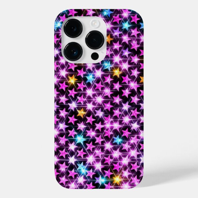 vackra, färgstarka lila, blanka stjärnor (Baksida)