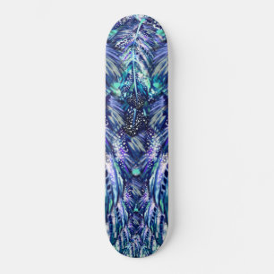 Vackra fjädrar - Exotisk flygande Mini Skateboard Bräda 18,5 Cm