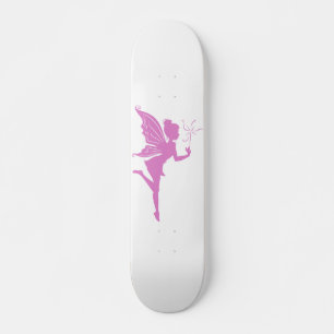 Vackra flickans silhuett mini skateboard bräda 18,5 cm