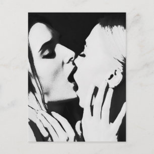 Vackra flickor vykort