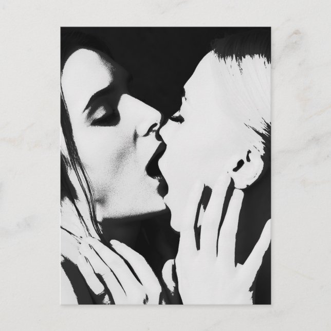 Vackra flickor vykort (Framsida)