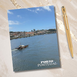 Vackra floden Porto Portugal Travel Photography Helg Vykort