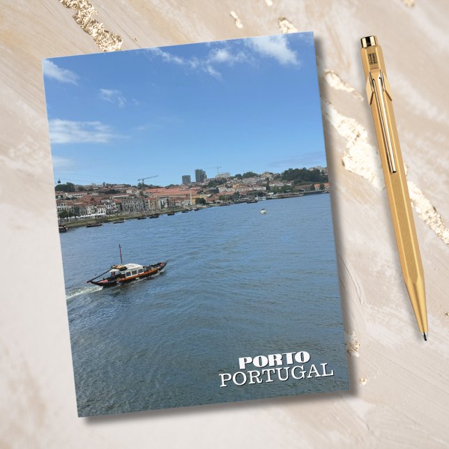 Vackra floden Porto Portugal Travel Photography Helg Vykort (Skapare uppladdad)