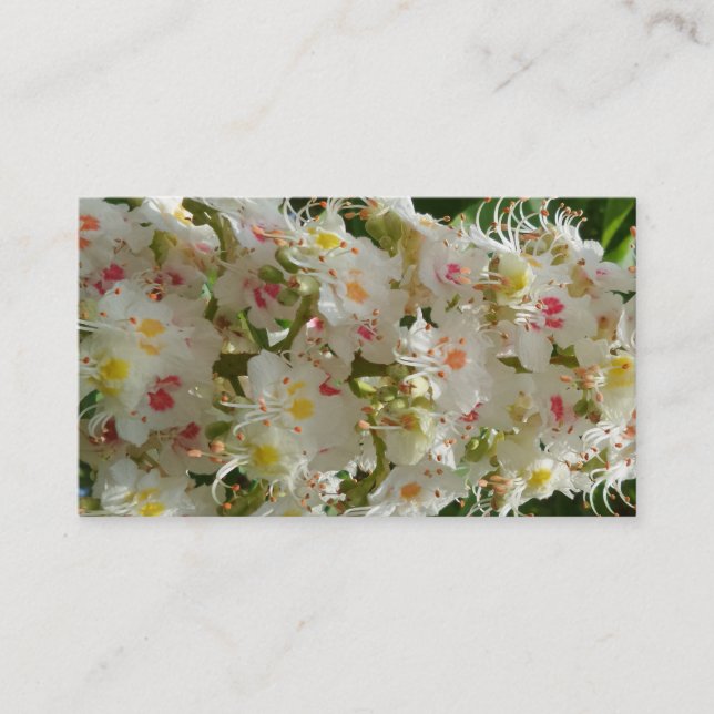 Vackra Flower-Affärskort Visitkort (Framsida)