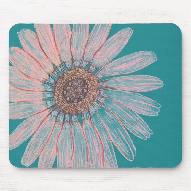 Vackra Flower Mousepad Musmatta (Framsidan)