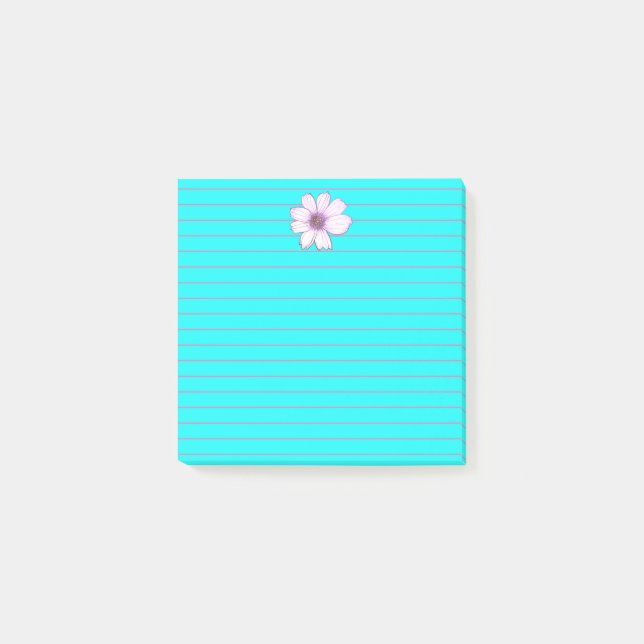 Vackra Flower Post-it Notes Block (Framsida)