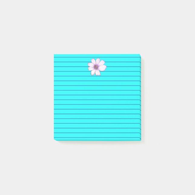 Vackra Flower Post-it Notes Block (Framsida)