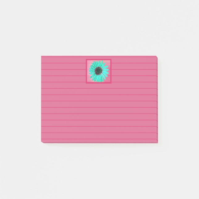 Vackra Flower Post-it Notes Block (Framsida)