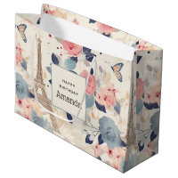 Vackra Flowers och Eiffel Torn Paris Birthday