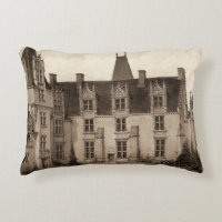 Vackra Fransken Chateau i Sepia Tones