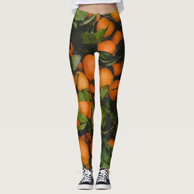Vackra frukter leggings (Framsida)