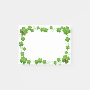 Vackra Fyrklöver & Nyckelpigor Post-it-lappar Post-it Block