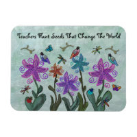 Vackra Garden Teacher Magnets
