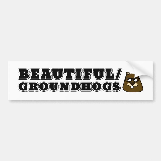 Vackra/Groundhogs Bildekal (Framsidan)