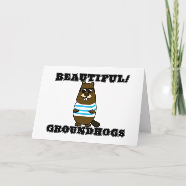 Vackra/Groundhogs Kort (Framsida)