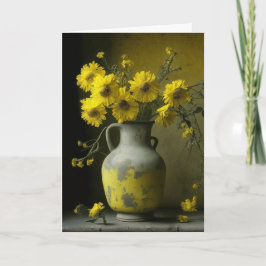 Vackra gula blommor | Grattis på födelsedagen Kort