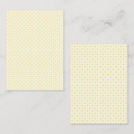 Vackra Gulter på vit bakgrund Visitkort