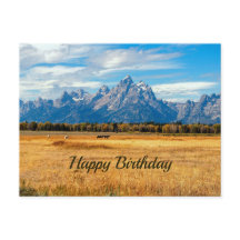 Vackra Gyllene Fält Bergs Födelsedag