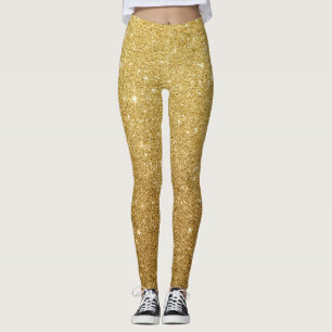 Vackra gyllene skinn leggings