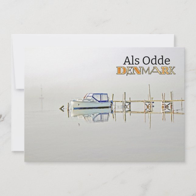 Vackra hälsningskort från Danmark! Julkort (Framsida)