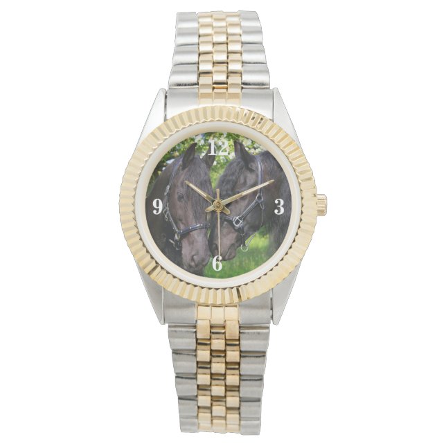 Vackra hästar armbandsur (Framsida)