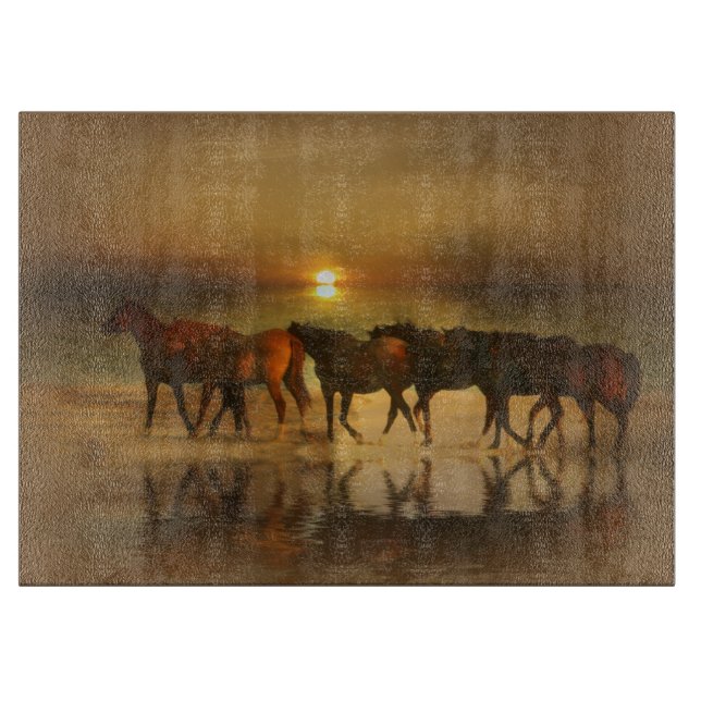 Vackra hästar och persikor (Framsidan)