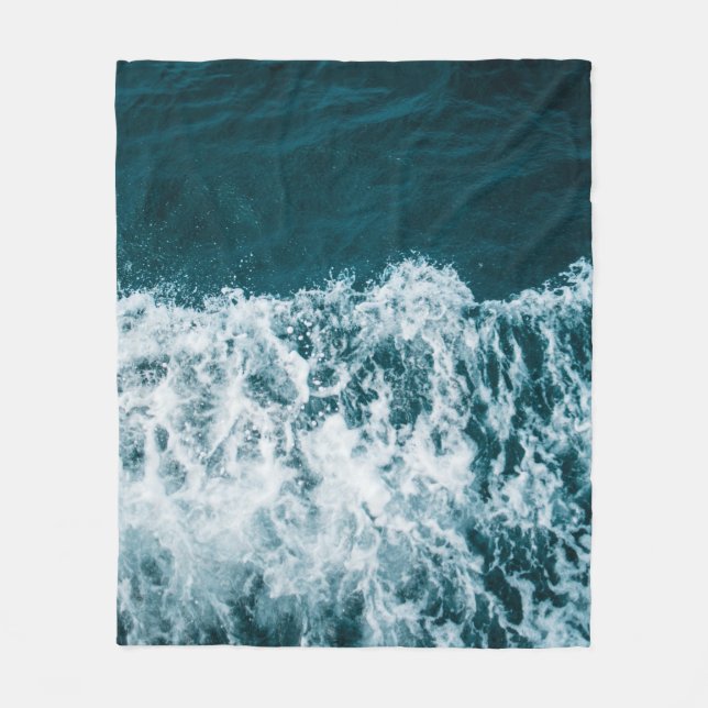 Vackra havet Vinkara Fleecefilt (Framsidan)
