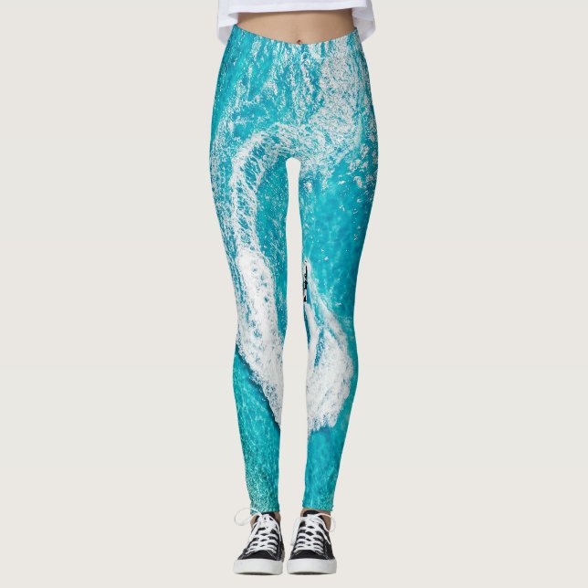 Vackra havskreater leggings (Framsida)
