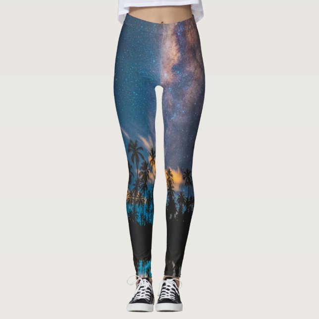 Vackra havskreater leggings (Framsida)