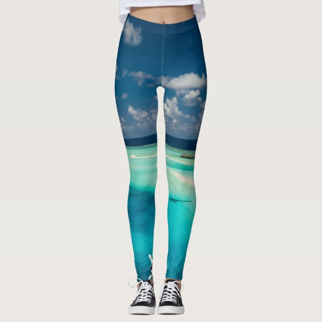 Vackra havskreater leggings (Framsida)